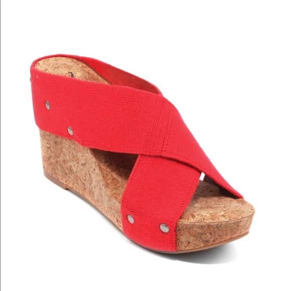 lucky brand red shoes